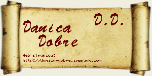 Danica Dobre vizit kartica